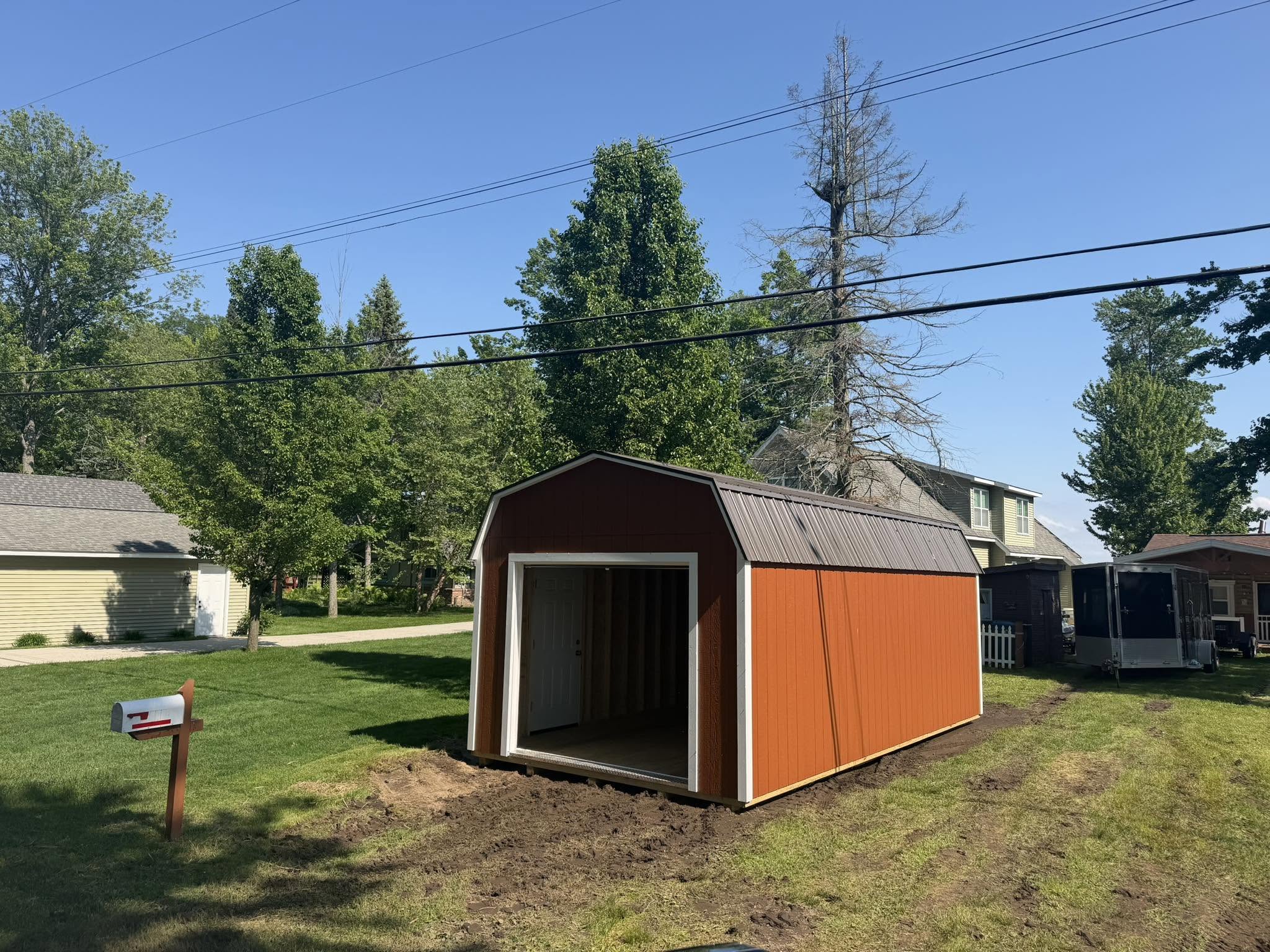 12x24 gambrel barn shed