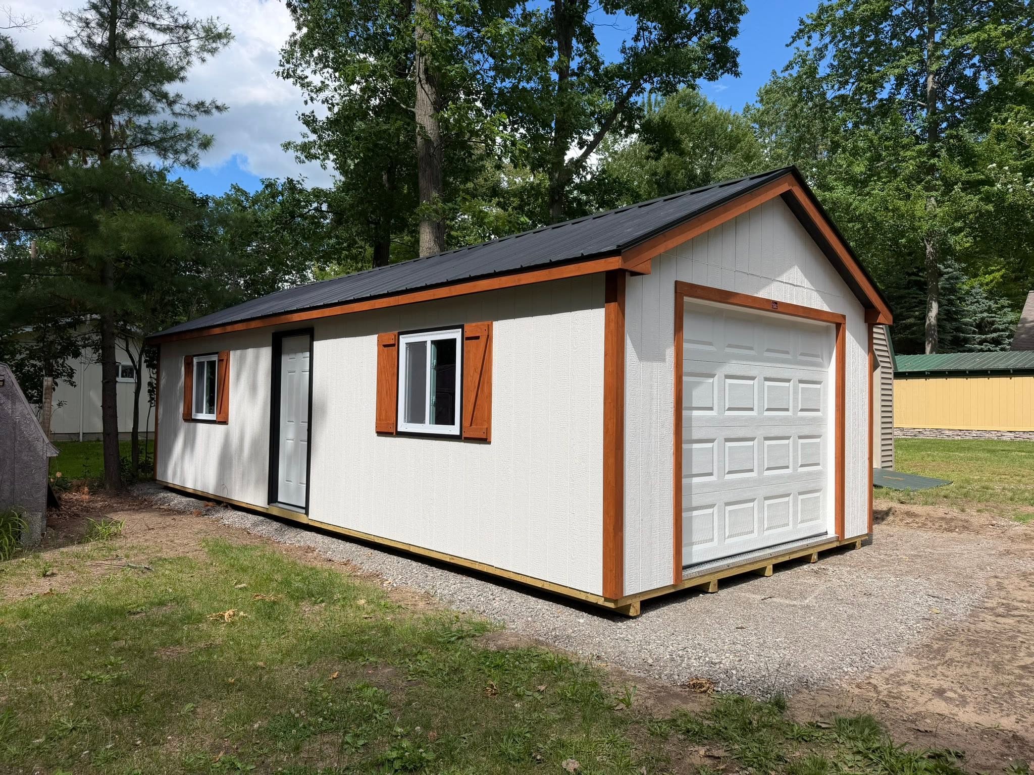 delivered gable shed